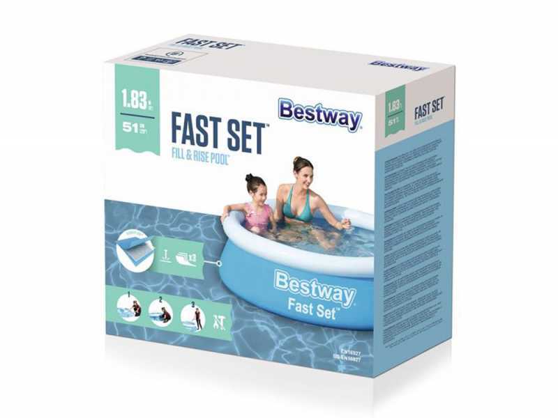 Bestway Fast Set 57392 -&Oslash;183x51 cm - Piscina gonfiabile