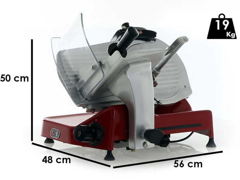 Berkel Pro Line XS25 Rossa - Affettatrice con lama in acciaio cromato da 250 mm