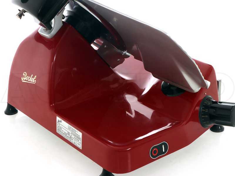 Berkel Pro Line XS25 Rossa - Affettatrice con lama in acciaio cromato da 250 mm