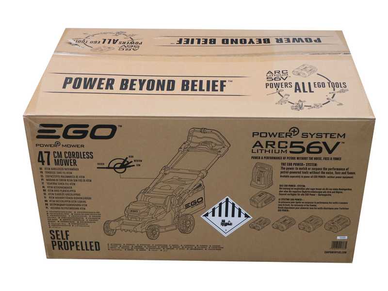 PROMO EGO LM1903E-SP - Rasaerba a batteria - 56V 5Ah - &Oslash; di taglio di 47 cm