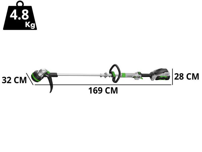 EGO ST1400 E-ST - Decespugliatore a batteria - 56V - 2x2.5Ah