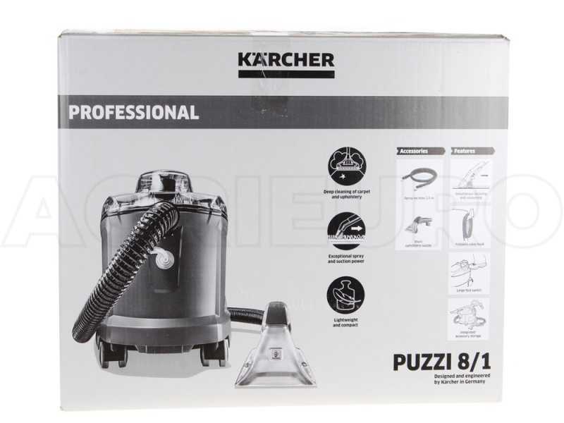 Karcher Pro Tessili Puzzi 8/1 - Lavasuperfici - lavamoquette - 1200W