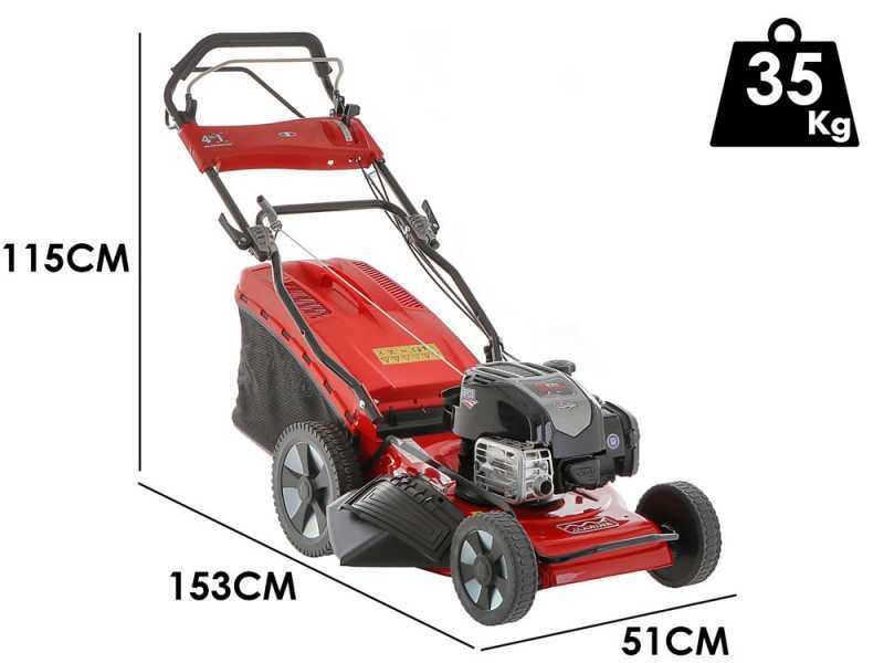 Marina Systems AGRI 46 SB BS675E - Tagliaerba a scoppio trazionato - 4IN1 - Briggs &amp; Stratton 675 EXI