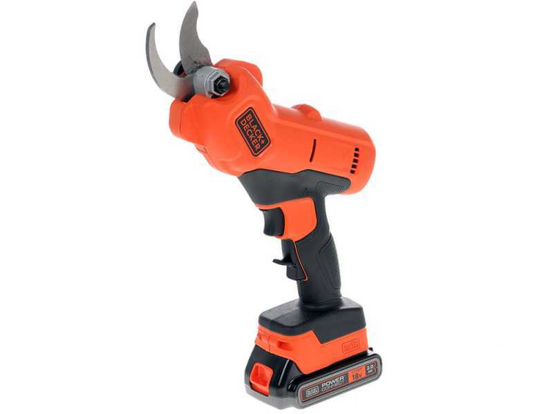 Black &amp; Decker BCPP18D1-QW - Forbice elettrica da potatura - SENZA BATTERIA E CARICABATTERIA