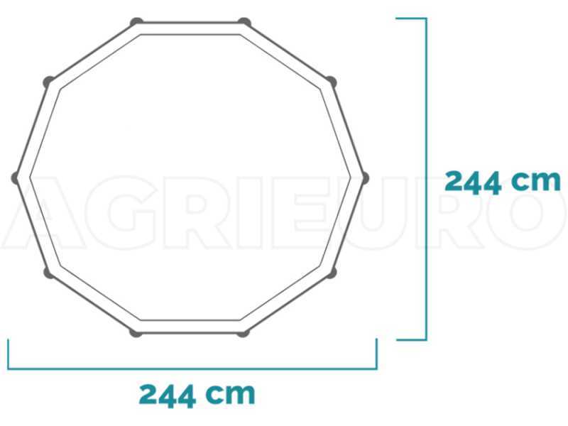 Intex Metal Frame 28205NP - Piscina Rotonda