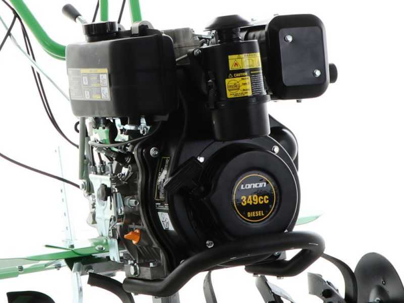 Lampacrescia MGM DL914 - Motozappa diesel 7 HP - Motore Loncin