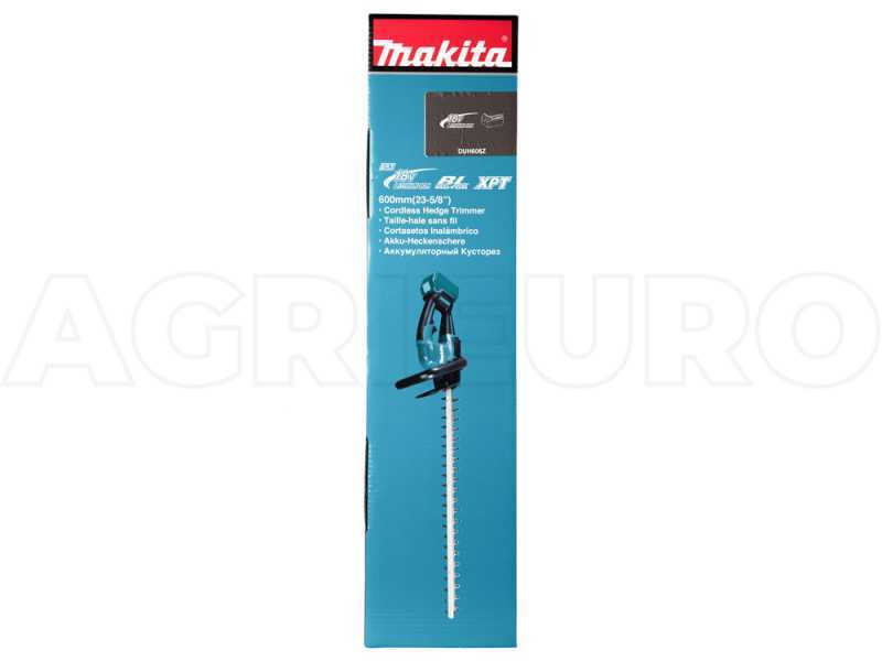 Makita DUH606Z - Tagliasiepi elettrico a batteria con lama da 60 cm - SENZA BATTERIA E CARICABATTERIA