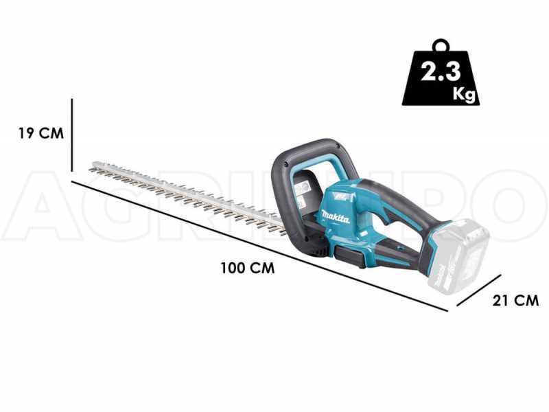 Makita DUH606Z - Tagliasiepi elettrico a batteria con lama da 60 cm - SENZA BATTERIA E CARICABATTERIA