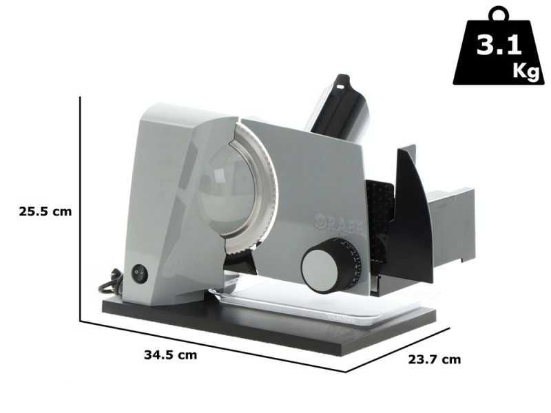 Graef SKS 110 Grigia - Affettatrice con lama da 170 mm