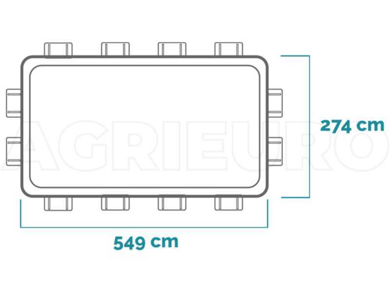 Intex Ultra XTR Frame 26356NP - 549x274x132 cm - Piscina fuori terra