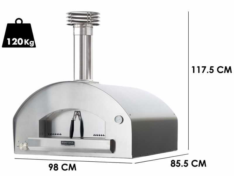 Fontana Marinara Antracite - Forno a gas