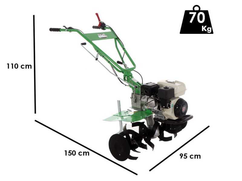 Lampacrescia MGM DL812 - Motozappa a benzina 6.5 HP - Honda GP200
