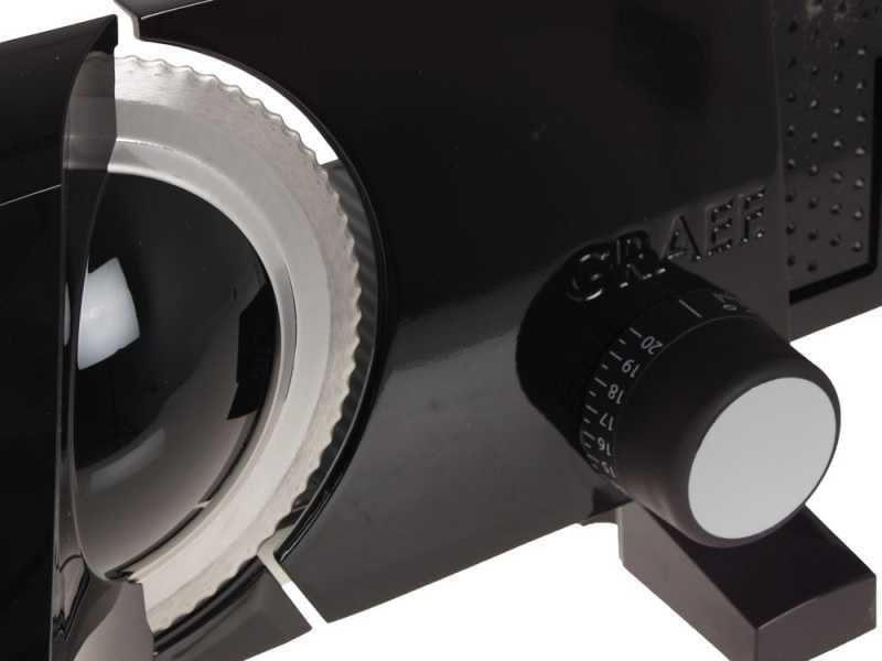 Graef SKS 100 Nera - Affettatrice con lama da 170 mm