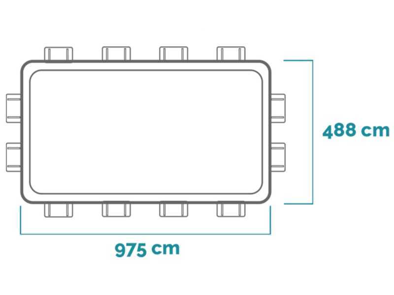 Intex Ultra XTR Frame 26378NP - 975x488x132 cm - Piscina fuori terra + Kit Pulizia e Volleyball