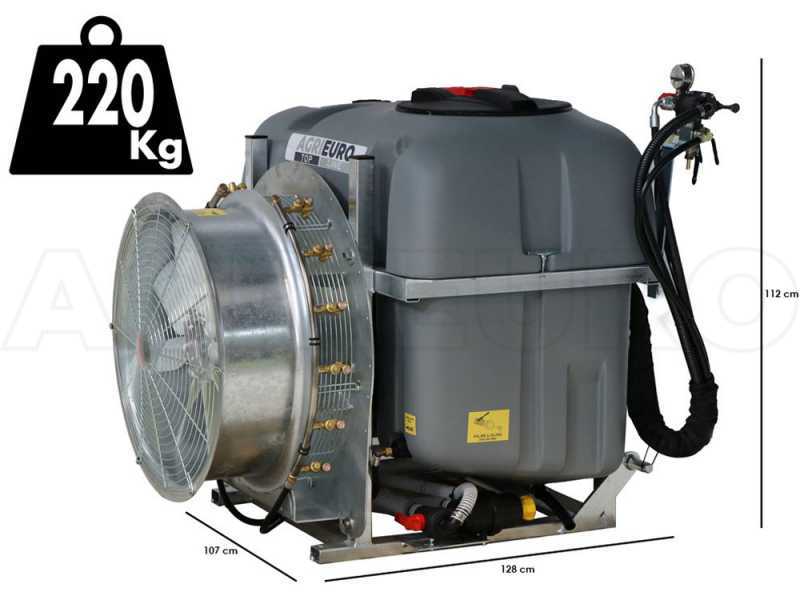 Atomizzatore portato Gray 400/70 con attacco a trattore per irrorazione - Capacit&agrave; 400 L - Pompa AR713
