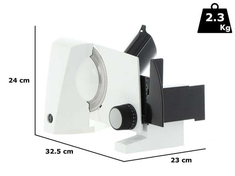 Graef SKS 100 Bianca - Affettatrice con lama da 170 mm