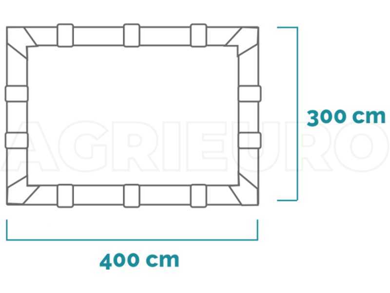Intex Graphite Grey Panel 26396NP - Piscina fuori terra