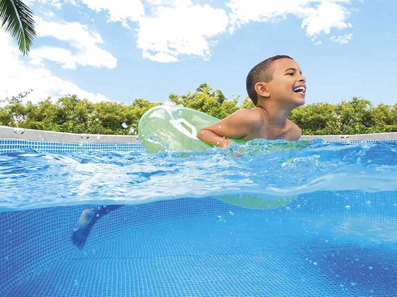 Intex Prisma Frame 26712NP - &Oslash;366x76 cm - Piscina Rotonda + Pompa filtro 45 W