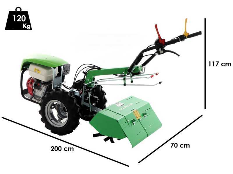Lampacrescia MGM Volpino DF - Motocoltivatore benzina - Honda GX270 - 9HP