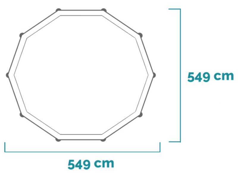 Intex Prisma Frame 26732NP - &Oslash;549x122 cm - Piscina Rotonda
