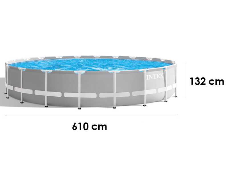 Intex Prisma Frame 26756NP - &Oslash;610x132 cm - Piscina Rotonda