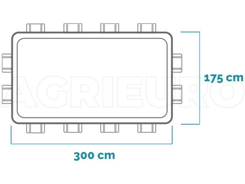 Intex Prisma Frame 26784NP - 300x175x80 cm - Piscina fuori terra + Pompa filtro 45 W e Scaletta