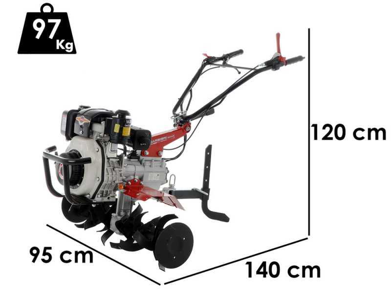 Barbieri B/100NT KD - Motozappa diesel 6 HP - Motore Kama KD70 296cc