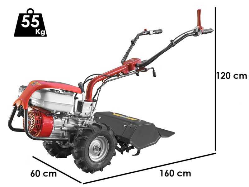 Barbieri RED - Motocoltivatore benzina - Honda GX160 - 4.8HP