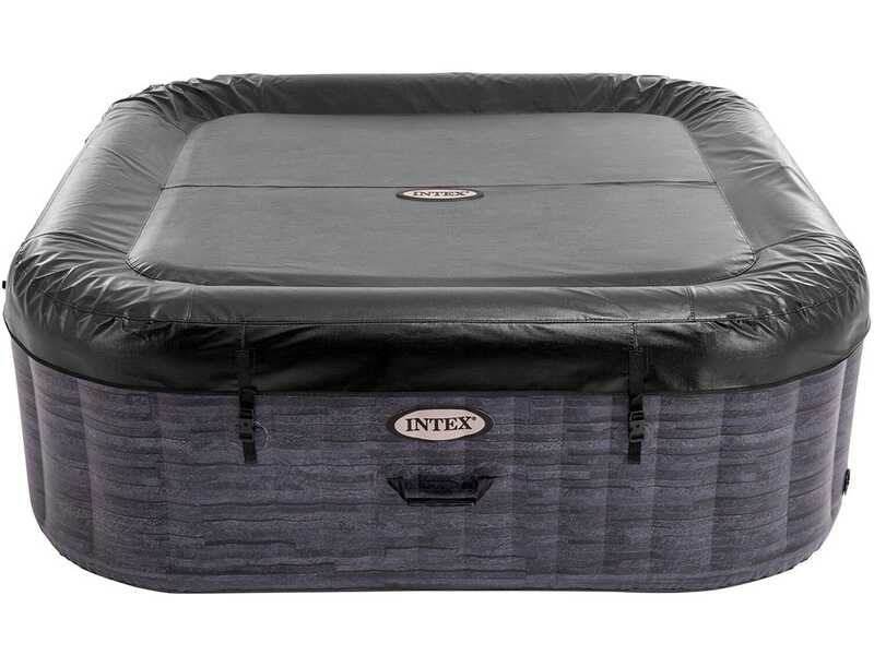Intex Quadrata Greystone Deluxe 28452NP - &Oslash;196x71 cm - Piscina idromassaggio spa