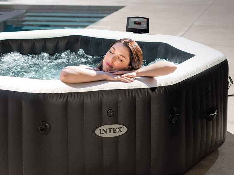 Intex Ottagonale Jet &amp; Bubble Deluxe 28462EX - &Oslash;218x71 cm - Piscina idromassaggio spa