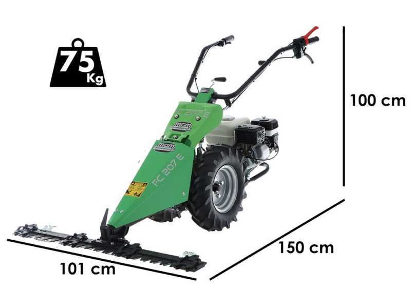 Lampacrescia MGM FC 207 E - Motofalciatrice multifunzione - Honda GX160
