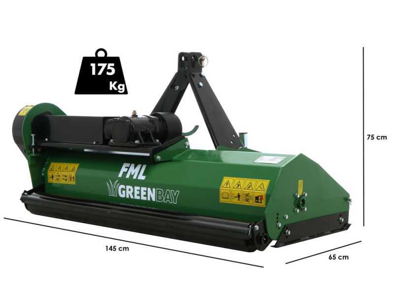Greenbay FML 135 - Trinciaerba per trattore - Serie leggera