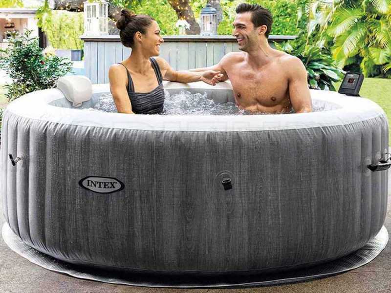 Intex Rotonda Greywood Deluxe 28440EX - Piscina idromassaggio spa