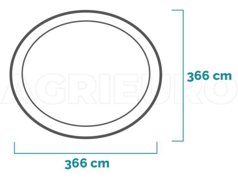 Intex Easy Set 28132NP - &Oslash;366x76 cm - Piscina gonfiabile + Pompa filtro 