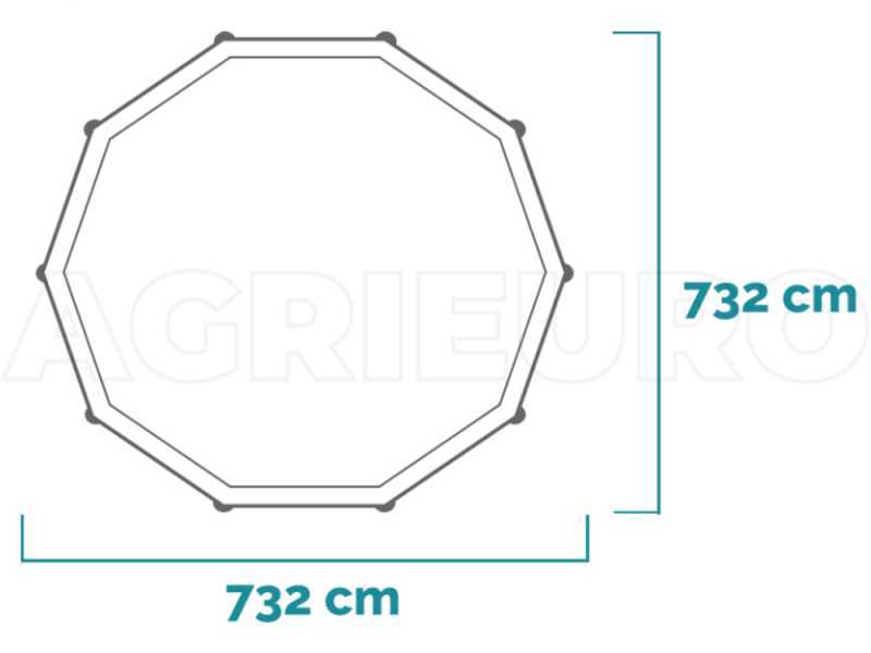 Intex Ultra XTR Frame 26340NP - Piscina Rotonda