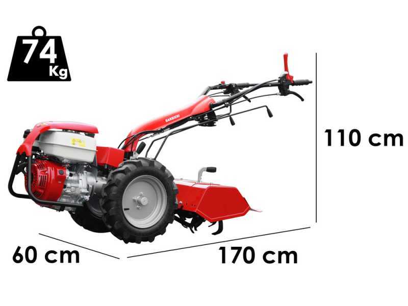 Barbieri Flex 3+2 - Motocoltivatore benzina - Honda GX270 - 8.4HP
