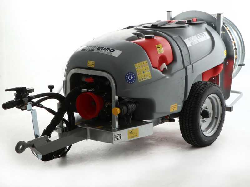 Atomizzatore trainato Gray T Car 800/70 con attacco a trattore per irrorazione - Capacit&agrave; 800L - Pompa AR1064