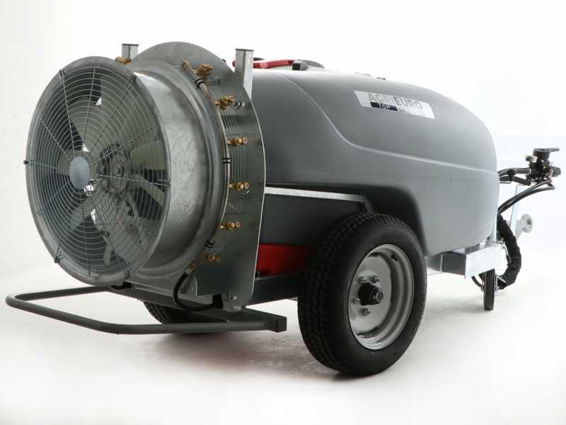 Atomizzatore trainato Gray T Car 800/70 con attacco a trattore per irrorazione - Capacit&agrave; 800L - Pompa AR1064
