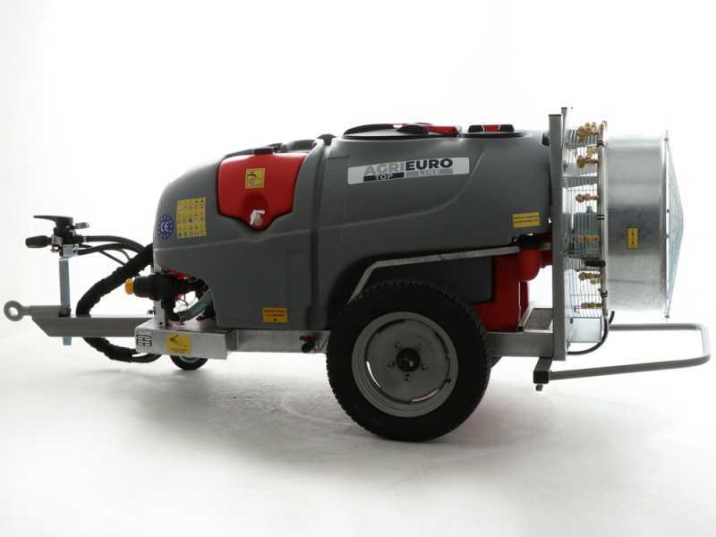 Atomizzatore trainato Gray T Car 800/70 con attacco a trattore per irrorazione - Capacit&agrave; 800L - Pompa AR1064