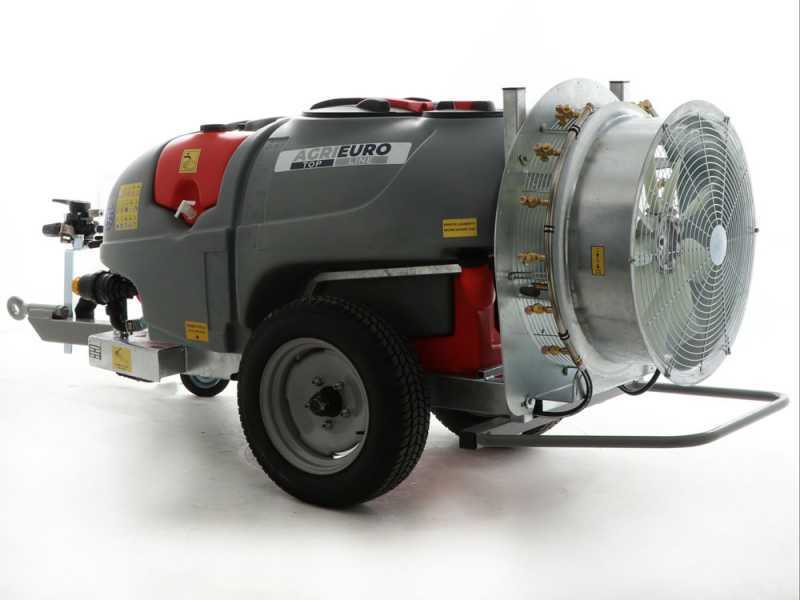 Atomizzatore trainato Gray T Car 800/70 con attacco a trattore per irrorazione - Capacit&agrave; 800L - Pompa AR1064