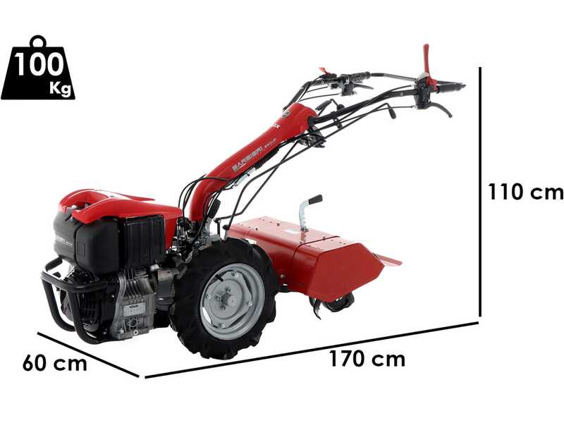 Barbieri Flex 3+2 - Motocoltivatore diesel - Kholer KD15-350 - 8.5HP