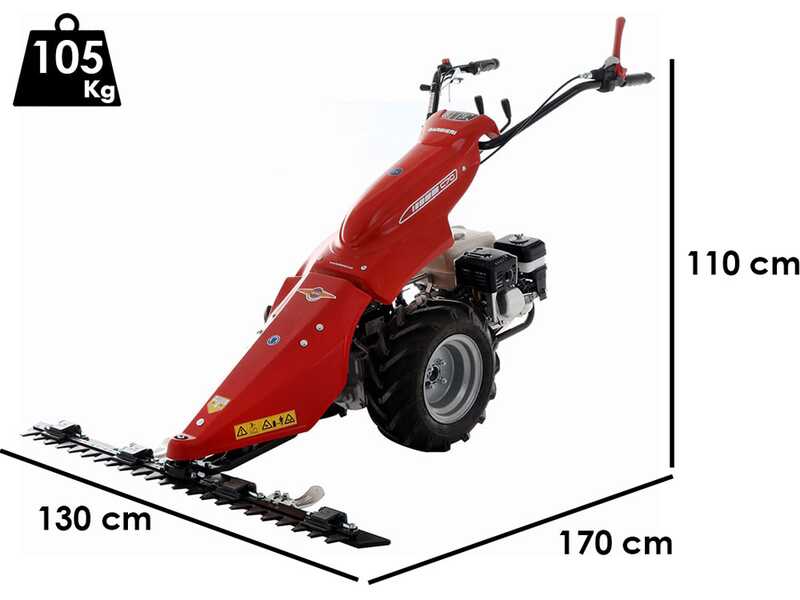 Barbieri C/70 - Motofalciatrice multifunzione - Honda GX200