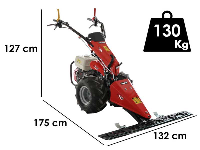 Ginko MGM FC 759 - Motofalciatrice multifunzione - Honda GX390