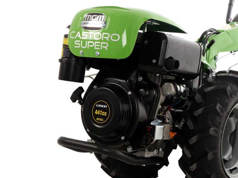 Lampacrescia MGM Castoro Super - Motocoltivatore diesel - Loncin D404F - 11HP
