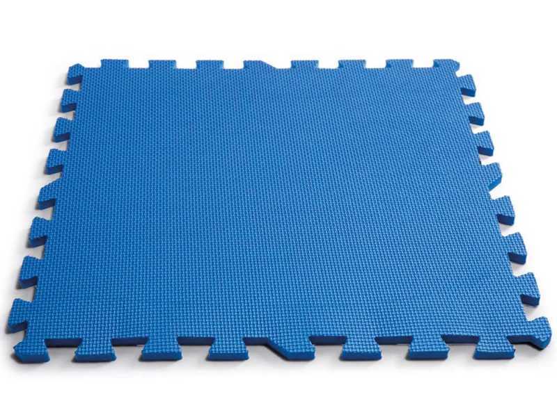 Piastrella antiscivolo blu 50x50 cm 8pz Intex 29081
