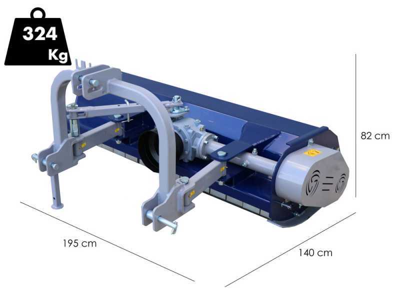 BullMach Maia 175 S  - Trinciaerba per trattore - Serie media - Spostamento manuale