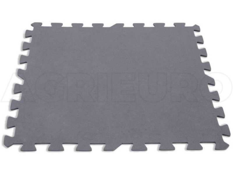 Piastrella antiscivolo grigia 50x50 cm 8 pz Intex 29084