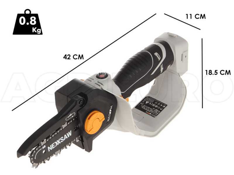 Batavia NEXXSAW V3.1 - Potatore manuale a batteria - 18V - SENZA BATTERIA E CARICABATTERIE