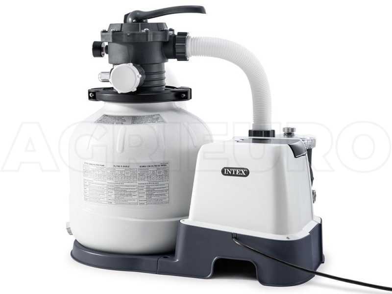 Pompa filtro a sabbia con sistema ECO Intex 26676 - Portata d'acqua 7.900 l/h - 300 W