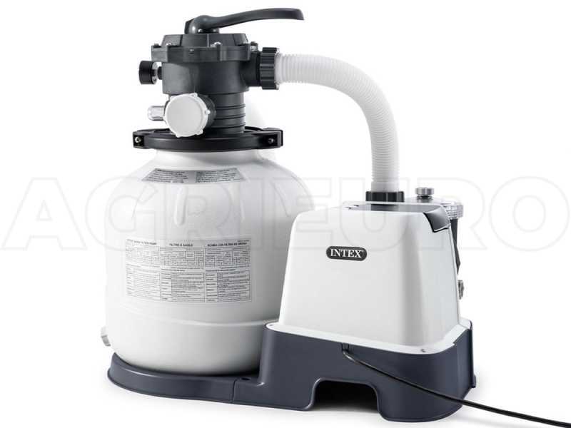 Pompa filtro a sabbia con sistema ECO Intex 26680 - Portata d'acqua 10.000 l/h - 520 W